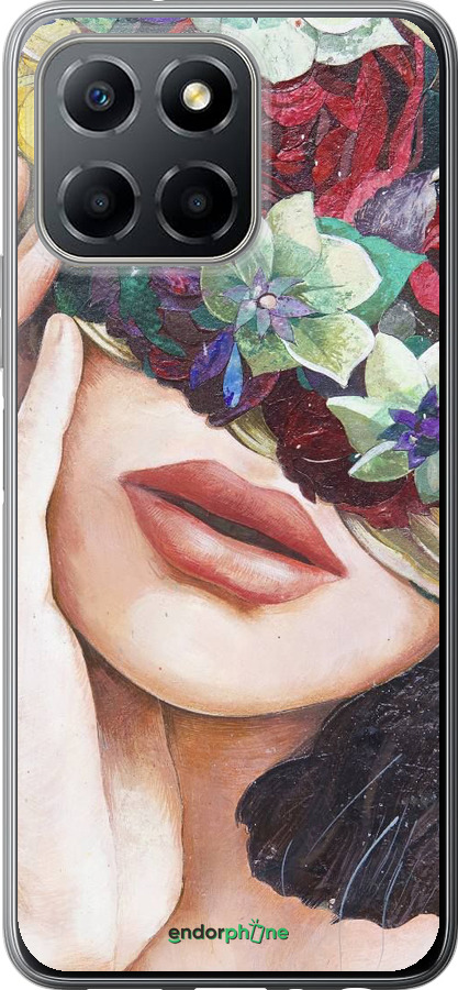 Силіконовий чехол Head Flower для Huawei honor X6 - 4460u-3341 изображение 