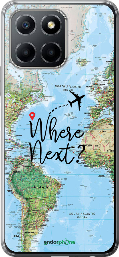 Силиконовый чехол Путешествие для Huawei honor X6 - 4503u-3341 изображение 