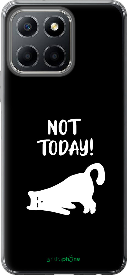 Силиконовый чехол Уставший кот для Huawei honor X6 - 4535u-3341 изображение 