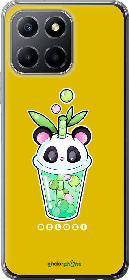 Силиконовый чехол Панда 1 для Huawei Honor X8 5G - 4558u-4149 изображение 