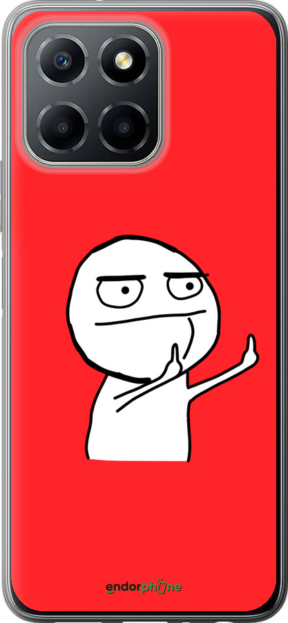 Силиконовый чехол Мем для Huawei honor X6 - 4578u-3341 изображение 