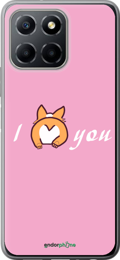 Силиконовый чехол Люблю1 для Huawei honor X6 - 4587u-3341 изображение 