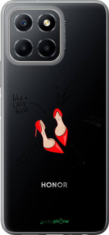 Силиконовый чехол Женщина для Huawei honor X6 - 4599u-3341 изображение 