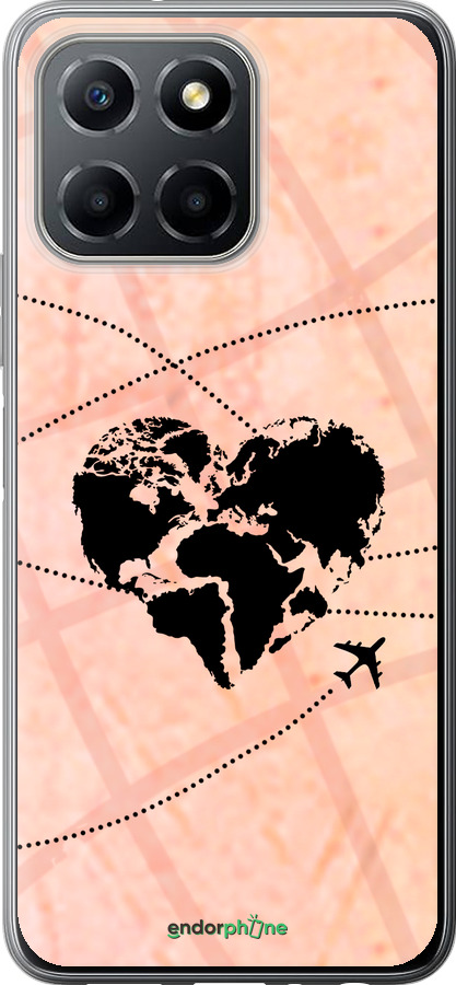 Силиконовый чехол Путешествуй для Huawei honor X6 - 4607u-3341 изображение 