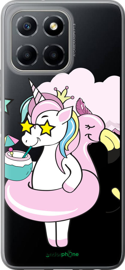 Силиконовый чехол Crown Unicorn для Huawei Honor X8 5G - 4660u-4149 изображение 