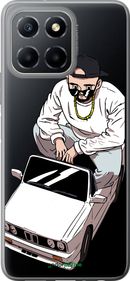 Силиконовый чехол Тачка для Huawei Honor X8 5G - 4663u-4149 изображение 