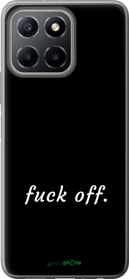 Силиконовый чехол Fuck off для Huawei honor X6 - 4731u-3341 изображение 