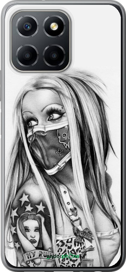 Силиконовый чехол Biohazard  8 для Huawei honor X6 - 4824u-3341 изображение 