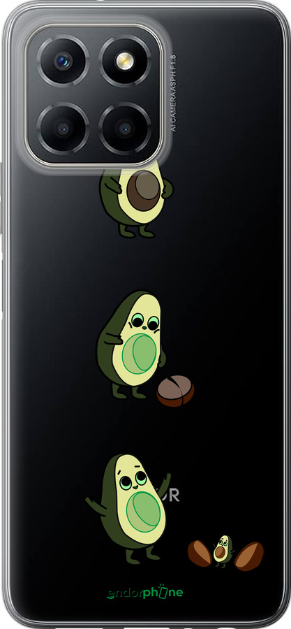 Силиконовый чехол Авокадо 1 для Huawei honor X6 - 4857u-3341 изображение 