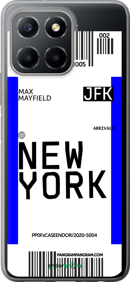 Силиконовый чехол New York для Huawei honor X6 - 4861u-3341 изображение 