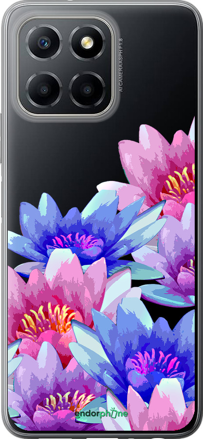 Силиконовый чехол Лотос для Huawei honor X6 - 4862u-3341 изображение 