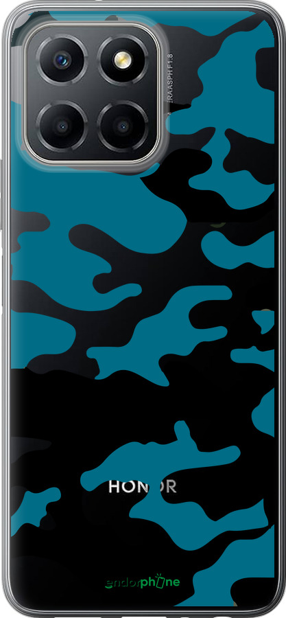 Силиконовый чехол Камуфляж прозрачный фон для Huawei honor X6 - 4877u-3341 изображение 