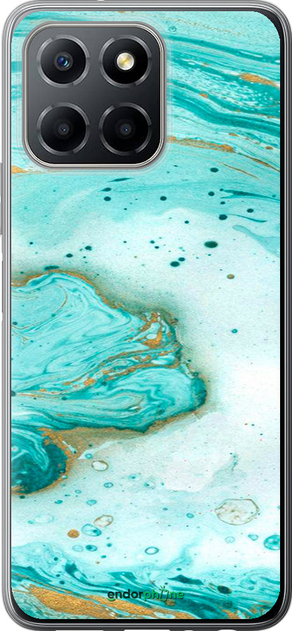 Силиконовый чехол Мраморный для Huawei honor X6 - 4895u-3341 изображение 