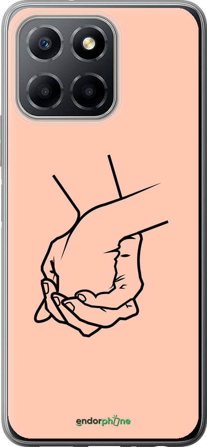 Силиконовый чехол Руки для Huawei honor X6 - 4896u-3341 изображение 