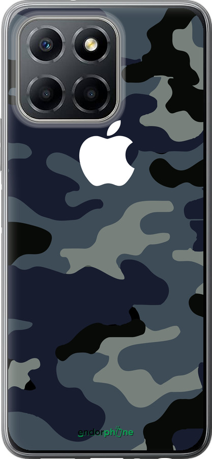 Силиконовый чехол Камуфляж 1 для Huawei honor X6 - 4897u-3341 изображение 