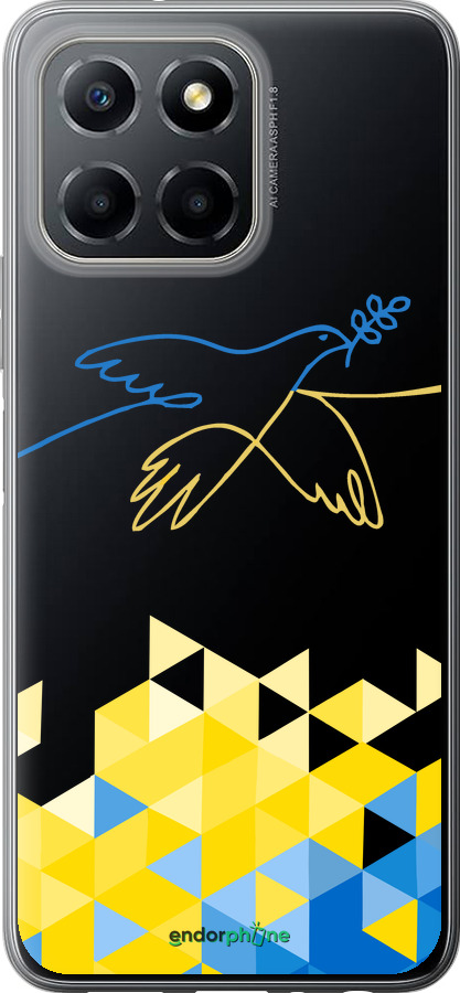 Силиконовый чехол Птица мира для Huawei honor X6 - 5231u-3341 изображение 