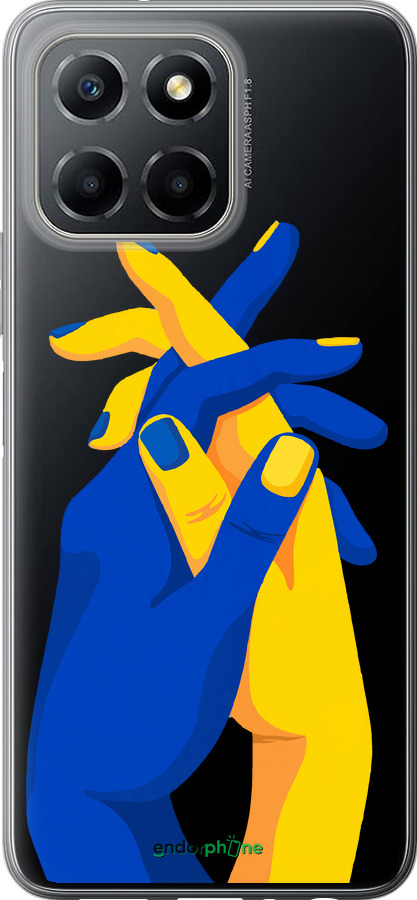 Силиконовый чехол Stand With Ukraine для Huawei honor X6 - 5255u-3341 изображение 