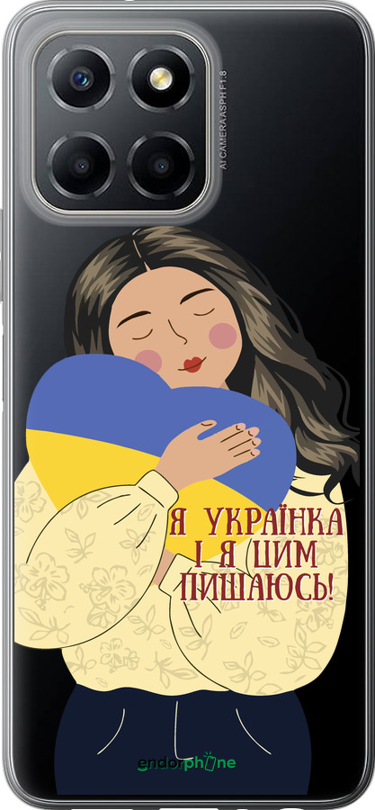 Силиконовый чехол Украинка v2 для Huawei honor X6 - 5264u-3341 изображение 