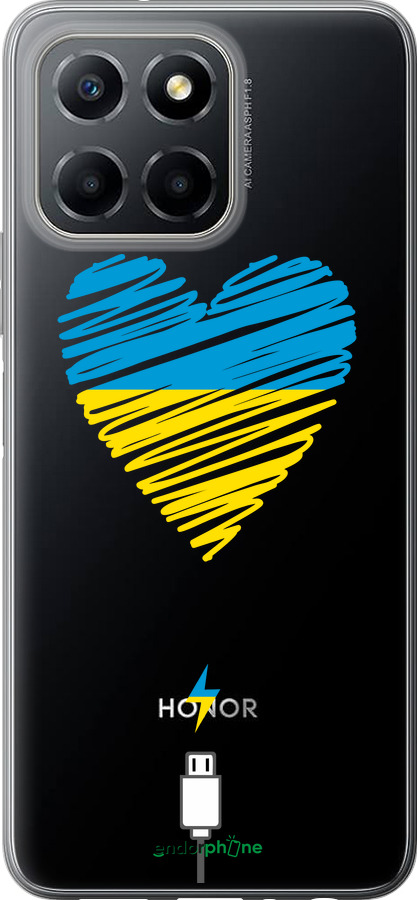 Силиконовый чехол Подзарядка сердца v2 для Huawei honor X6 - 5295u-3341 изображение 