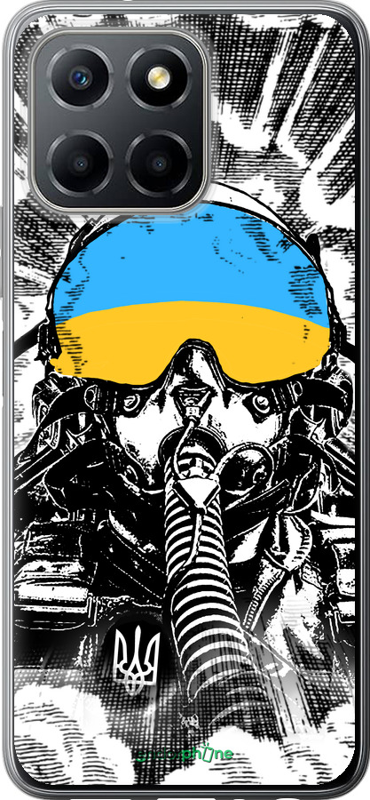 Силиконовый чехол Призрак Киева v3 для Huawei honor X6 - 5307u-3341 изображение 