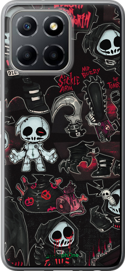 Силиконовый чехол № 5380 для Huawei Honor X8 5G - 5380u-4149 изображение 