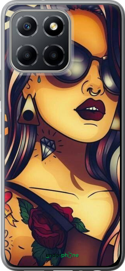 Силиконовый чехол № 5384 для Huawei honor X6 - 5384u-3341 изображение 