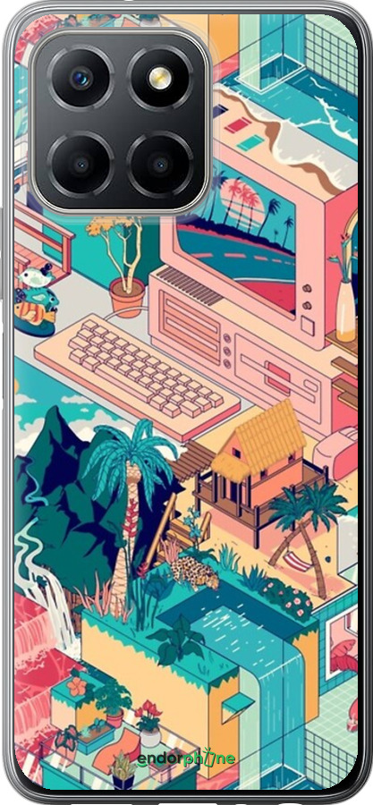 Силиконовый чехол № 5393 для Huawei honor X6 - 5393u-3341 изображение 