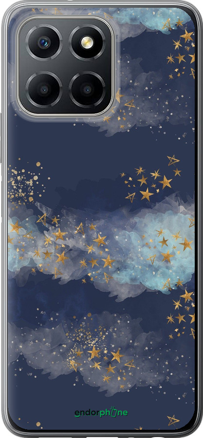 Силиконовый чехол Ночь золотые звезды для Huawei honor X6 - 5421u-3341 изображение 