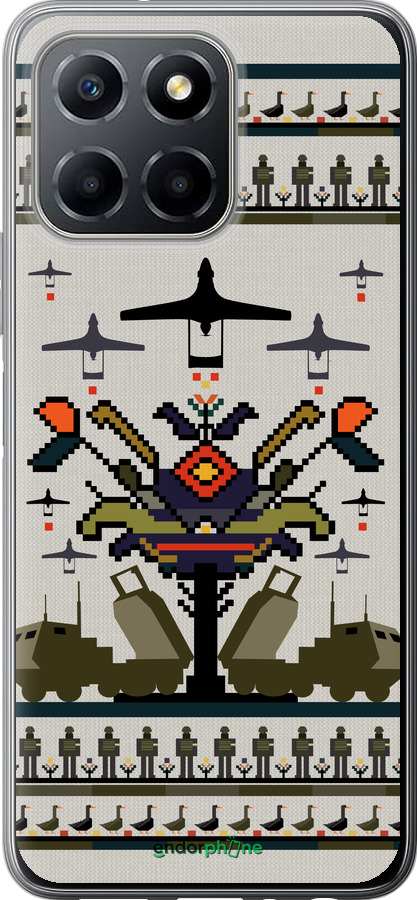 Силиконовый чехол Вышиванка UA для Huawei honor X6 - 5446u-3341 изображение 