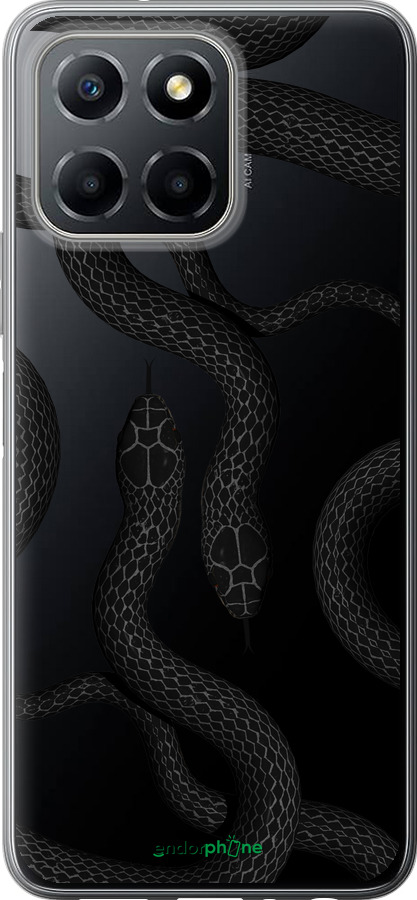 Силиконовый чехол Змеи для Huawei honor X6 - 5473u-3341 изображение 