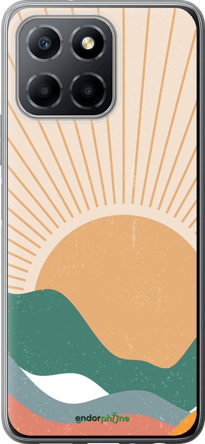 Силиконовый чехол Горы и солнце v2 для Huawei honor X6 - 5488u-3341 изображение 