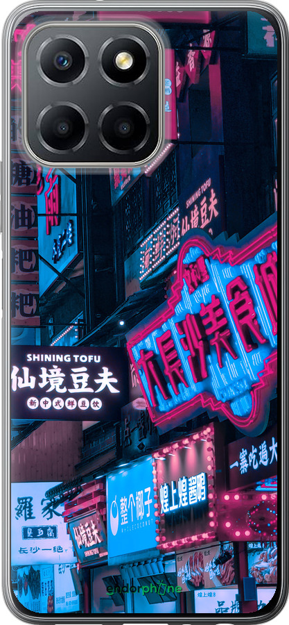 Силиконовый чехол Hong Kong City для Huawei honor X6 - 5536u-3341 изображение 