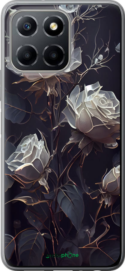 Силиконовый чехол Розы 2 для Huawei Honor X8 5G - 5550u-4149 изображение 