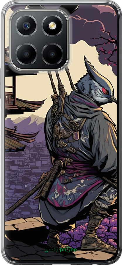 Силиконовый чехол Птица воин для Huawei honor X6 - 5587u-3341 изображение 