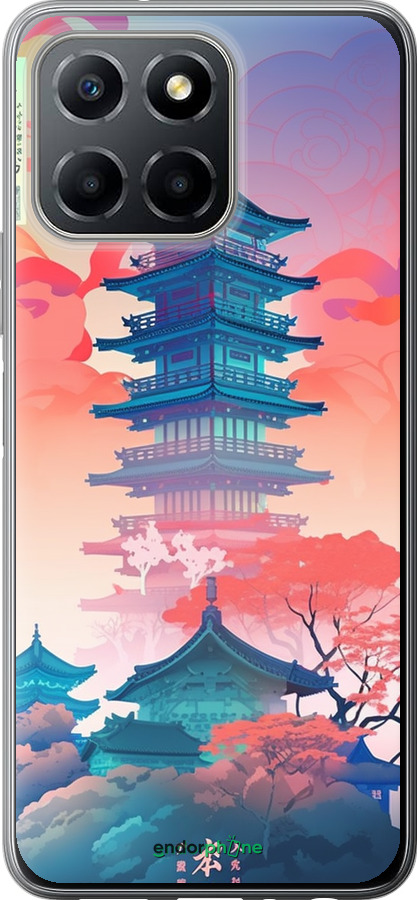 Силиконовый чехол Япония монастырь для Huawei honor X6 - 5590u-3341 изображение 