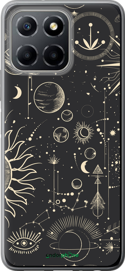 Силиконовый чехол Фаза луны для Huawei honor X6 - 5605u-3341 изображение 