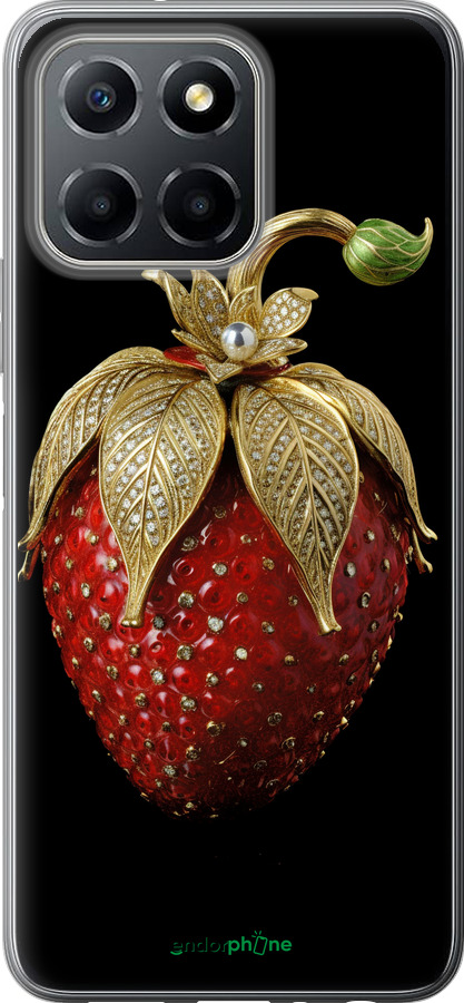 Силиконовый чехол Клубника v3 для Huawei Honor X8 5G - 5638u-4149 изображение 
