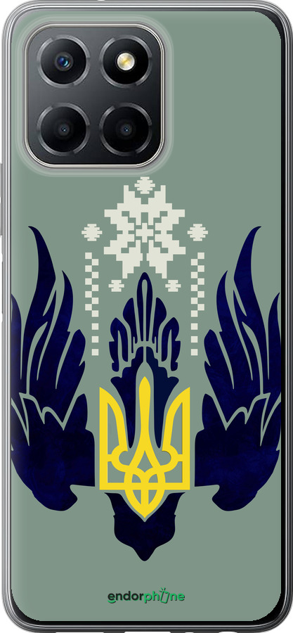 Силиконовый чехол Тризуб с крыльями для Huawei honor X6 - 5640u-3341 изображение 