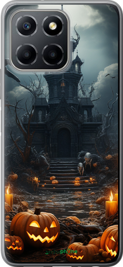 Силиконовый чехол Мрачный дом для Huawei Honor X8 5G - 5655u-4149 изображение 