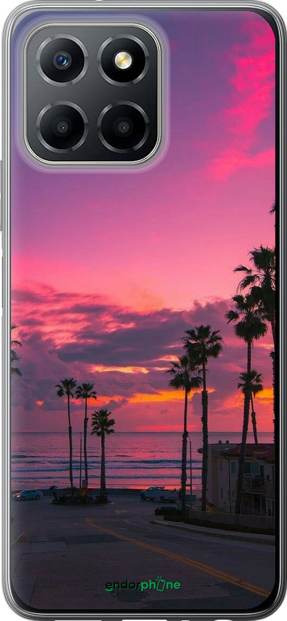 Силиконовый чехол Пальмы для Huawei honor X6 - 5873u-3341 изображение 