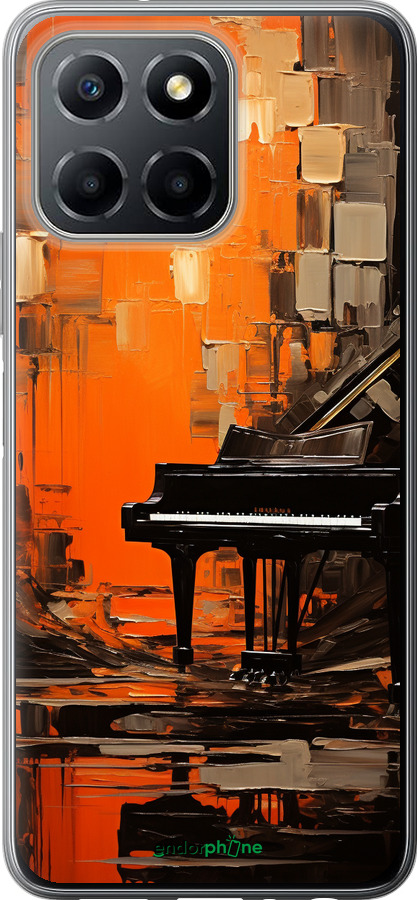 Силиконовый чехол Чехол для телефона Оранжевый Рояль для Huawei Honor X8 5G - 5937u-4149 изображение 