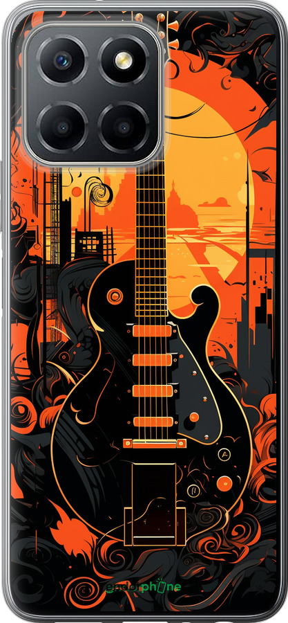 Силиконовый чехол Гитара для Huawei honor X6 - 5957u-3341 изображение 