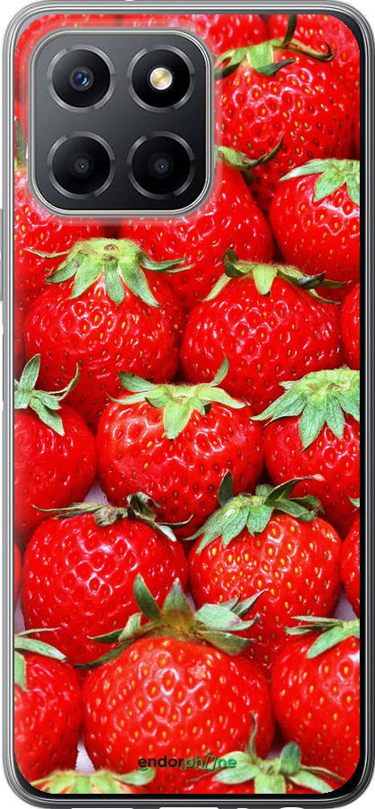 Силиконовый чехол Клубника для Huawei Honor X8 5G - 6020u-4149 изображение 