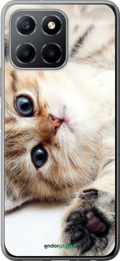 Силиконовый чехол Котик для Huawei honor X6 - 6024u-3341 изображение 