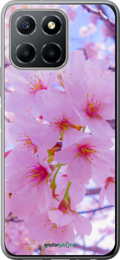 Силиконовый чехол Сакура для Huawei honor X6 - 6029u-3341 изображение 