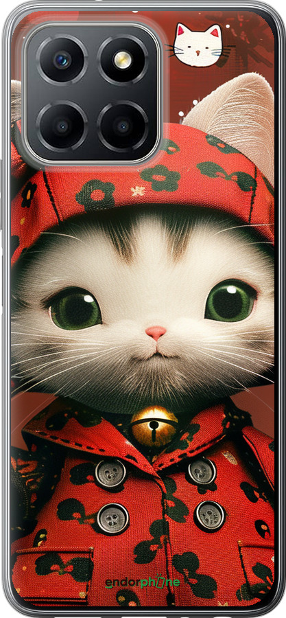 Силиконовый чехол Sweet Hello Kitty для Huawei Honor X8 5G - 6035u-4149 изображение 