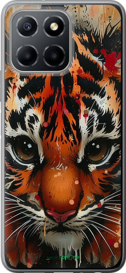 Силиконовый чехол Mini tiger для Huawei Honor X8 5G - 6052u-4149 изображение 
