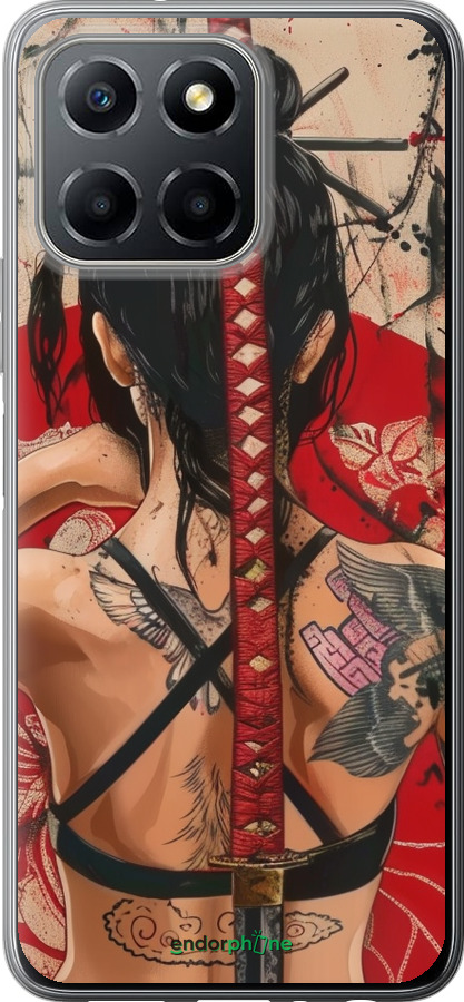 Силиконовый чехол Тайна катаны для Huawei honor X6 - 6074u-3341 изображение 