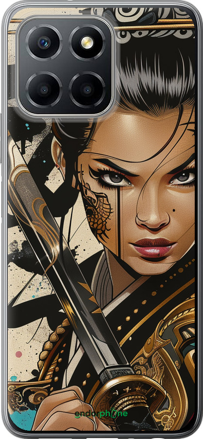 Силиконовый чехол Воительница ветров для Huawei honor X6 - 6077u-3341 изображение 