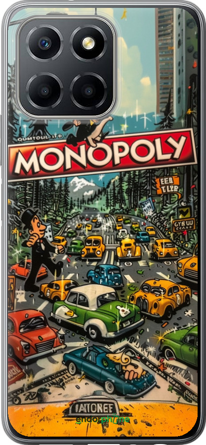 Силиконовый чехол Городской драйв Monopoly для Huawei honor X6 - 6088u-3341 изображение 